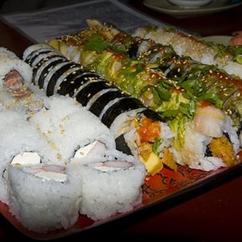National's Cafe - A quick snapsot of one our all-you-can-eat platters. - Japanese Near Me - Carson City, Nevada