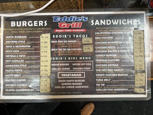 Menu photo 3 Eddie's Grill Ventura, CA