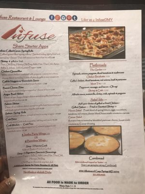Menu photo 3 Infuse Restaurant Temple Hills, MD Menu photo 3 Infuse Restaurant Temple Hills, MD