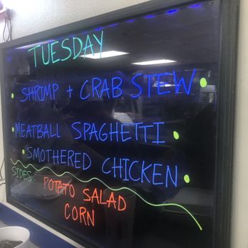 Dago's Seafood - a menu on the wall - Seafood Markets Near Me - New Iberia, Louisiana Dago's Seafood - a menu on the wall - Seafood Markets Near Me - New Iberia, Louisiana