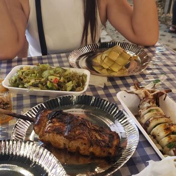 Sugbo Mercado - Squid, marlin, seaweed salad. Maybe some of the best grilled fish I have consumed - Hawker Centre Near Me - Cebu City, CEB