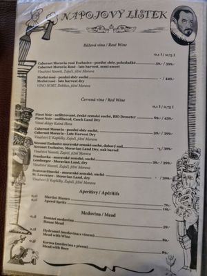 Menu photo 3 Dačický Kutná Hora, ST Menu photo 3 Dačický Kutná Hora, ST