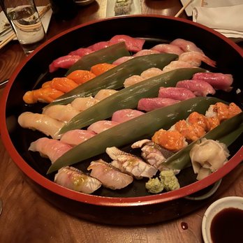 Zeppelin - Chu Toro, king salmon, Hotate, Ama Ebi, Kampachi, king yellowtail, Hokkaido uni, black snapper - Sushi Bars Near Me - Washington, DC, District of Columbia Zeppelin - Chu Toro, king salmon, Hotate, Ama Ebi, Kampachi, king yellowtail, Hokkaido uni, black snapper - Sushi Bars Near Me - Washington, DC, District of Columbia