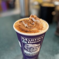 Martha & Brothers Coffee - Americano with hot milk and whip