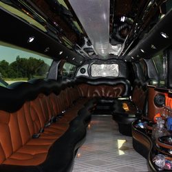 White Knight Transportation - Interior stretch Escalade limousine