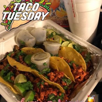 Daiquiri Dash - a tray of taco tuesday - Juice Bars & Smoothies Near Me - Arlington, Texas