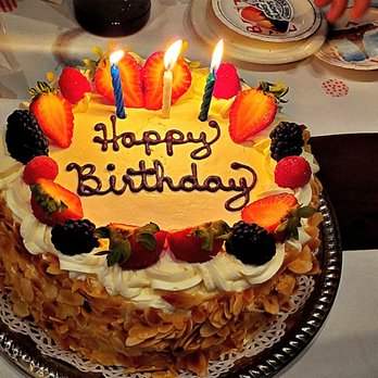 JJ's Bistro - They do Birthday cakes! Strawberry Mounier is one. So light and will make me return for other cakes for sure.. - French Near Me - Ponte Vedra Beach, Florida JJ's Bistro - They do Birthday cakes! Strawberry Mounier is one. So light and will make me return for other cakes for sure.. - French Near Me - Ponte Vedra Beach, Florida