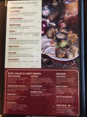 Menu photo 3 Villa Grande Denton, TX