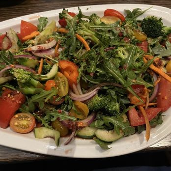 Farmer's Table - Lettuce, onions, tomatoes and cucumbers. That's all we both ate at Farmers Table tonight. We are famished! - Desserts Near Me - Boca Raton, Florida
