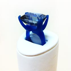 We love custom work! We will create a wax mold of your design and then cast it in precious metal