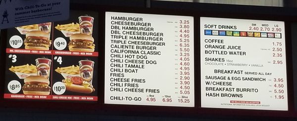 Menu photo 3 Original Tommy's Palmdale, CA