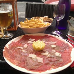 Le Bistrot du Boulevard - Grand Carpaccio, frites, Grimmbergen