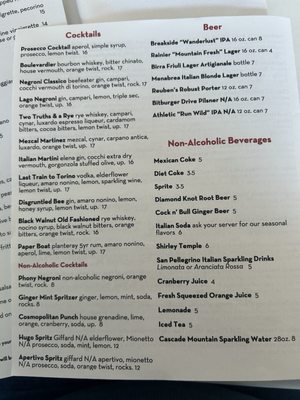 Menu photo 6 Cafe Lago Seattle, WA