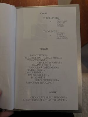 Menu photo 2 CENTO Raw Bar Los Angeles, CA Menu photo 2 CENTO Raw Bar Los Angeles, CA