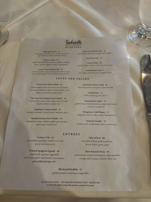 Menu photo 1 Gabrielle Restaurant New Orleans, LA Menu photo 1 Gabrielle Restaurant New Orleans, LA