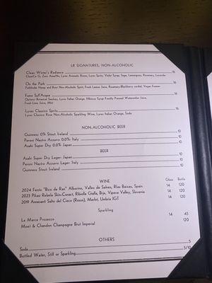 Menu photo 8 The Little Room Los Angeles, CA
