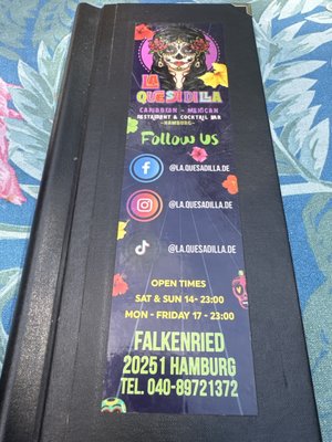 Menu photo 2 La Quesadilla Hamburg, HH