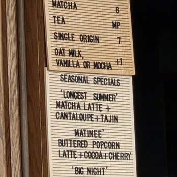 Dandelion Coffee Bar - August 2026 special menu - Cafes Near Me - Evanston, Illinois