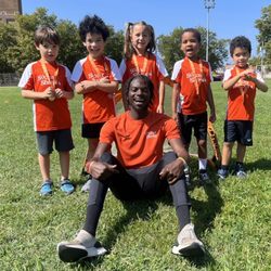 Soccer Shots - Philadelphia - Coach Jalen celebrating the end of a season!