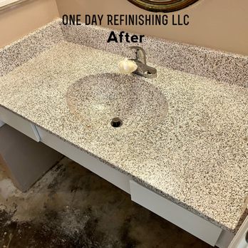 One Day Refinishing - Countertop Refinishing service by One Day Refinishing LLC---AFTER - Refinishing Services Near Me - Humble, Texas