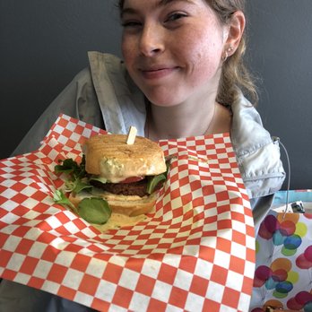 Zambra Fusion Cafe - The Spanish Burger with vegan patty - Asian Fusion Near Me - Corpus Christi, Texas