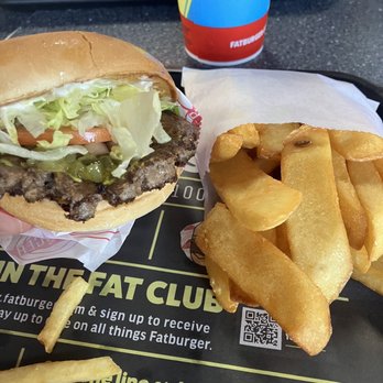 Fatburger - Original Fatburger (1/3 lb.) meal - Burgers Near Me - Escondido, California
