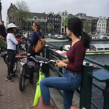 Mike's Bike Tours - Short stop by the canal - Tours Near Me - Amsterdam, New Hampshire