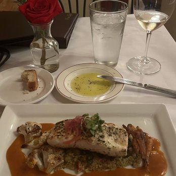 Santé - Halibut special of the evening. - New American Near Me - Matthews, North Carolina Santé - Halibut special of the evening. - New American Near Me - Matthews, North Carolina