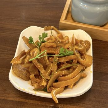 Seven Grams - Pig-ear Salad with Chili Oil Dressing - Chinese Near Me - Tustin, California Seven Grams - Pig-ear Salad with Chili Oil Dressing - Chinese Near Me - Tustin, California