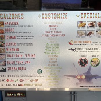 Full Afterburner Calzones - Themed Cafes Near Me - Denver, Colorado