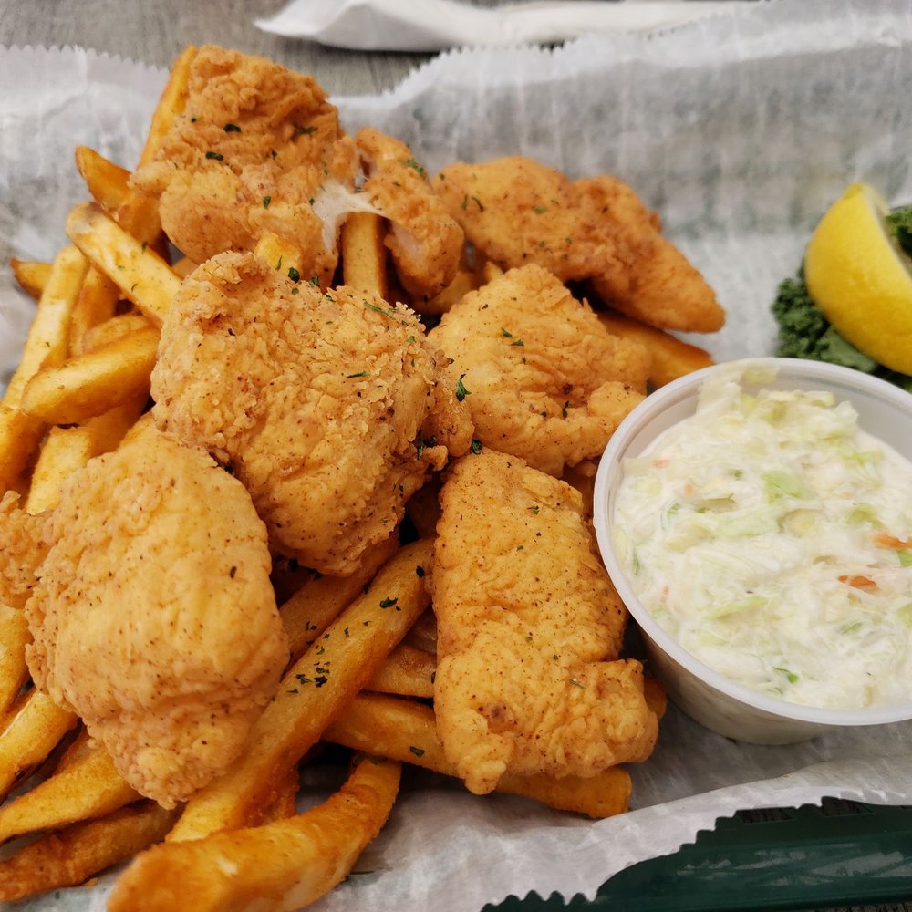 Squid Lips - Fish and Chips Basket - Seafood Near Me - Cocoa Beach, Florida Squid Lips - Fish and Chips Basket - Seafood Near Me - Cocoa Beach, Florida