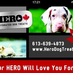 Healthy Pets HQ - Get your 100% Canadian local #HeroDogTreats at the Healthy Pet HQ today.