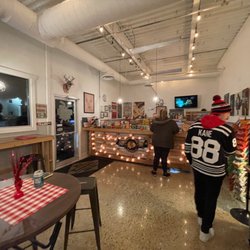 Barrington Ice Arena - Bar with food at rink