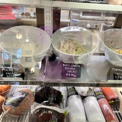 Austin's Chuckwagon Motel & General Store - Lunch meats and blue cheese bacon potato salad