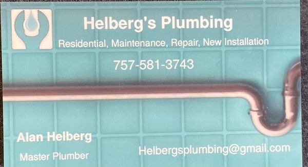 Helberg’s Plumbing Logo