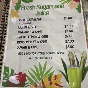 Pho Que Huong - Sugarcane Juice Menu - Vietnamese Near Me - Honolulu, Hawaii Pho Que Huong - Sugarcane Juice Menu - Vietnamese Near Me - Honolulu, Hawaii