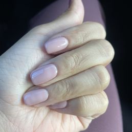 Basic Gel Manicure - color 117 tawney (CLLAM TRIO nail brand)