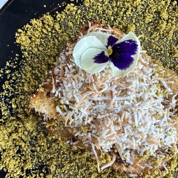 Toasted Gastrobrunch - Coconut Pistachio Kanafee - Breakfast & Brunch Near Me - Oceanside, California Toasted Gastrobrunch - Coconut Pistachio Kanafee - Breakfast & Brunch Near Me - Oceanside, California