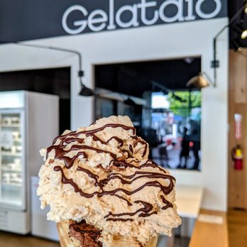 Gelataio - Large: 5/5 (Peanut Butter Cup, Double Chocolate & Hazelnut) - Gelato Near Me - San Carlos, California