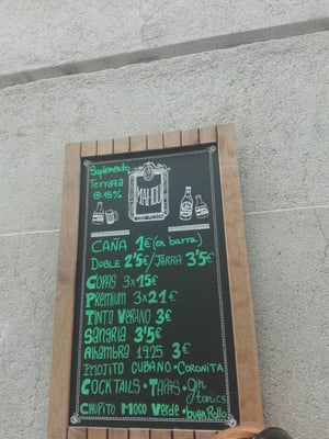 Menu photo 1 Café del Greco Madrid, M