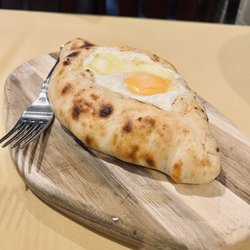 KAVKAZ GRILL AND BAKERY - Hot Appetizer Adjaruli with egg on top