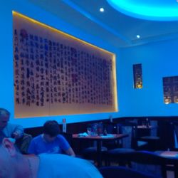 China-Restaurant Rotes Schloss - Schrifttafel, mal etwas anderes
