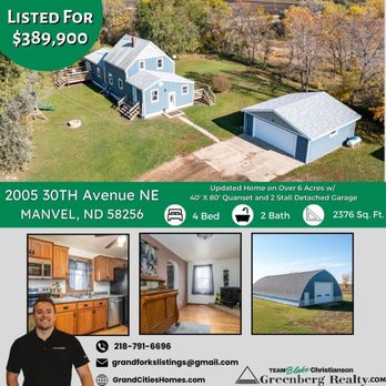 Nick Walker - Greenberg Realty - A countryhome just listed outside Manvel, ND on over 6 acres! - Real Estate Agents Near Me - Grand Forks, North Dakota Nick Walker - Greenberg Realty - A countryhome just listed outside Manvel, ND on over 6 acres! - Real Estate Agents Near Me - Grand Forks, North Dakota