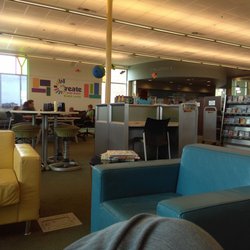 Fort Worth Public Library - Northwest Branch - Other sitting spots, a little desk, new computers