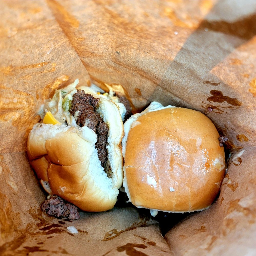 Crabill's Hamburger Shop - They come right in the paper bag. - Burgers Near Me - Urbana, Ohio