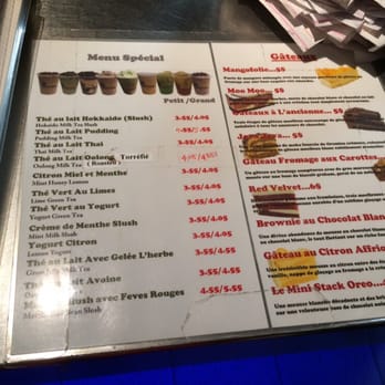 L2 - More teas and snacks menu - Bubble Tea Near Me - Montreal, Quebec L2 - More teas and snacks menu - Bubble Tea Near Me - Montreal, Quebec