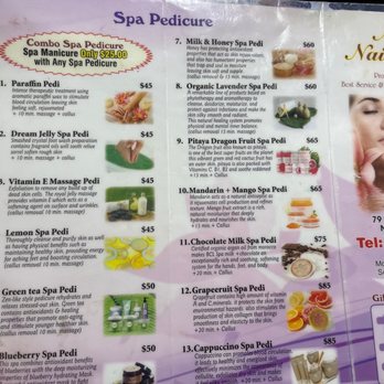 AA Nails Spa - Menu of spa pedicures - Day Spas Near Me - New York, New York