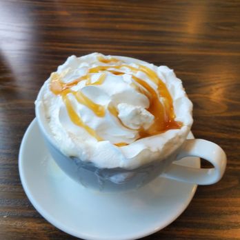 Broken Yolk Cafe - The messy Carmel latte - Breakfast & Brunch Near Me - Fullerton, California Broken Yolk Cafe - The messy Carmel latte - Breakfast & Brunch Near Me - Fullerton, California