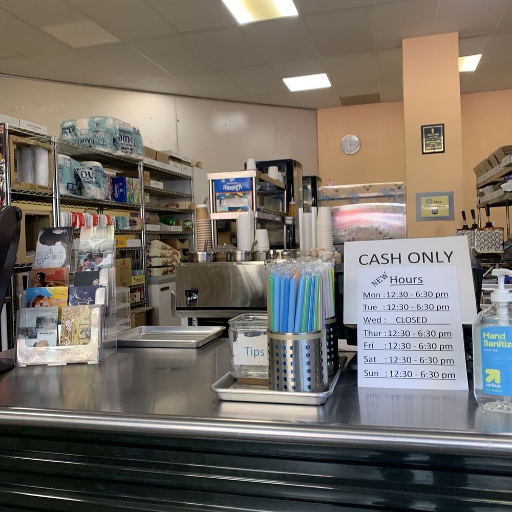 Eggettes - Behind the front counter- Top counter reads the sign ( Cash only) - Coffee & Tea Near Me - South San Francisco, California Eggettes - Behind the front counter- Top counter reads the sign ( Cash only) - Coffee & Tea Near Me - South San Francisco, California