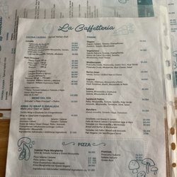 La Caffetteria - Menu